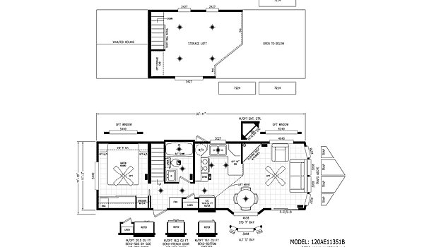 Alpine Loft / 120AL11351B Layout 69030