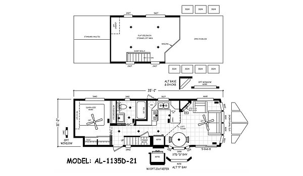 Alpine Loft / AL-1135D-21 Layout 69032