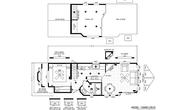 Alpine Loft / 120AL11351G Layout 133492