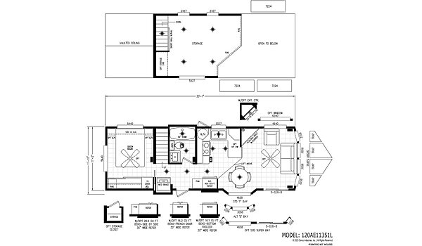 Alpine Loft / 120AL11351L Layout 133496