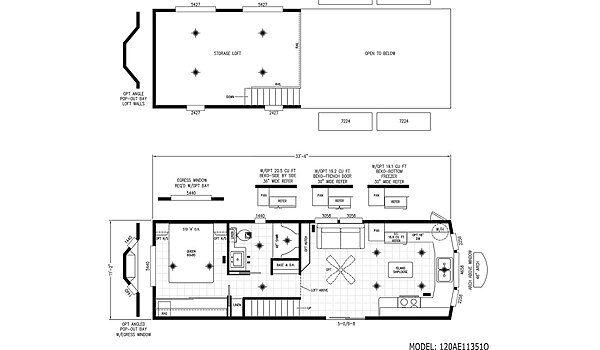 Alpine Loft / 120AL11351Q Layout 133501