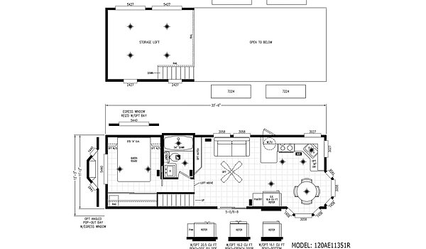 Alpine Loft / 120AL11351R Layout 133502
