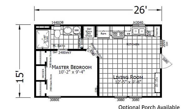 Park Model RV / PM 522 Layout 48564