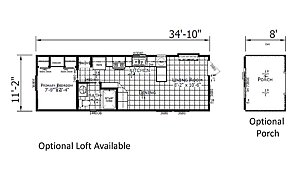 Park Model RV / PM 528 Layout 104102