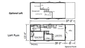 Park Model RV / PM 2301L Layout 104103