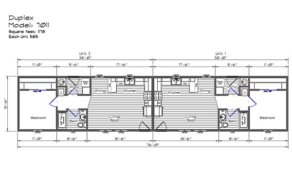 Cedar Canyon / Duplex 2101 Layout 126648