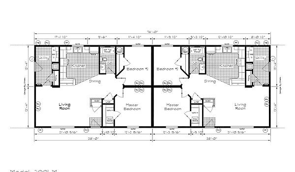 Cedar Canyon / Duplex 2001-M Layout 122139