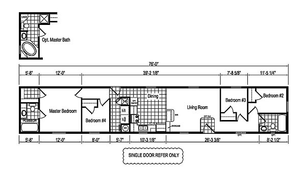 Hudson Single / ERH-80F225-HS Layout 116737