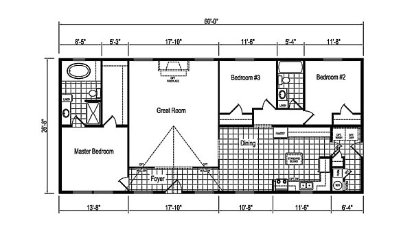 Hudson Double / ERH-64J128-H Layout 116859