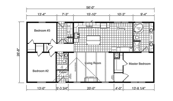 Hudson Double / ERH-60J835-B Layout 116866