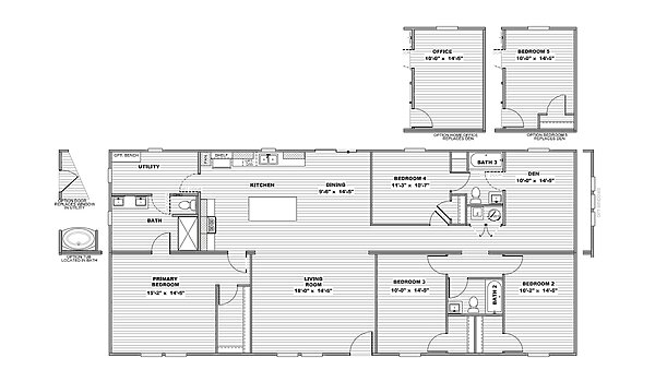 Ranchland Series / El Toro 45RLS32685AH26 Layout 149054