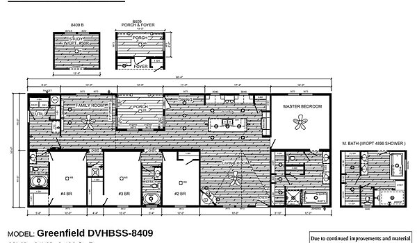 Signature Series / Greenfield DVHBSS-8409 Layout 10576