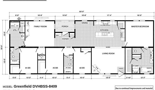 Signature Series / Greenfield DVHBSS-8409 Layout 10576