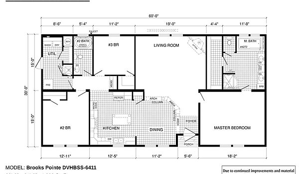 Signature Series / Brooks Pointe DVHBSS-6411 Layout 1040