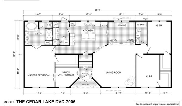 Deer Valley Series / Cedar Lake DVD-7006 Layout 1046