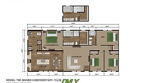 Sun Valley Series / Ahaveh 4 Bedroom SVM-7013B Layout 41061