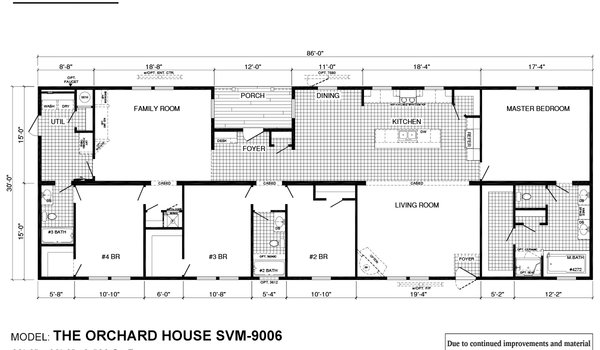 Sun Valley Series / Orchard House SVM-9006 Layout 1053