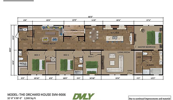 Sun Valley Series / Orchard House SVM-9006 Layout 41319