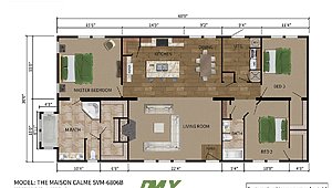Sun Valley Series / Maison Calme SVM-6806B Layout 41322