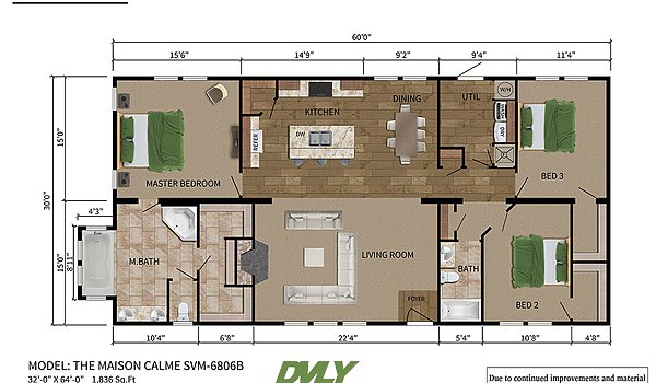 Sun Valley Series / Maison Calme SVM-6806B Layout 41322