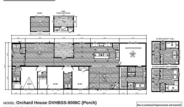 Signature Series / Orchard House DVHBSS-9006C (Porch) Layout 129497
