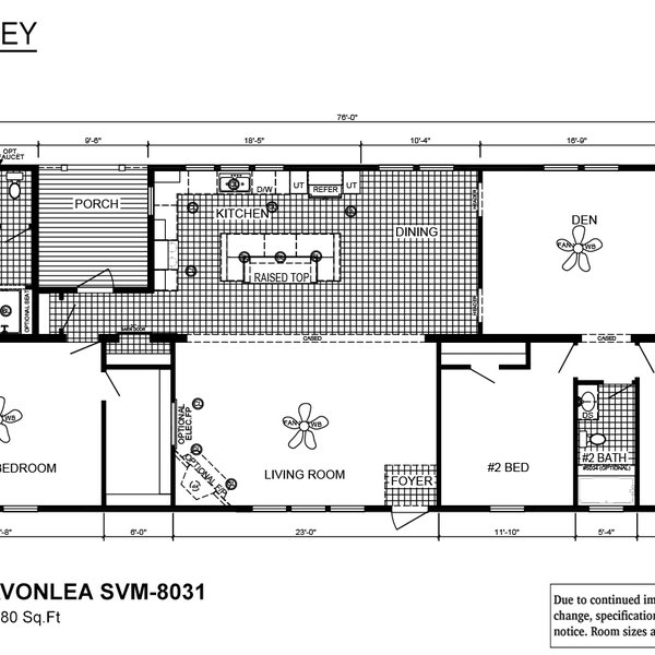 Sun Valley Series / The Avonlea SVM-8031 built by Deer Valley Homebuilders