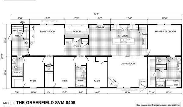 Sun Valley Series / Greenfield SVM-8409 Layout 17697