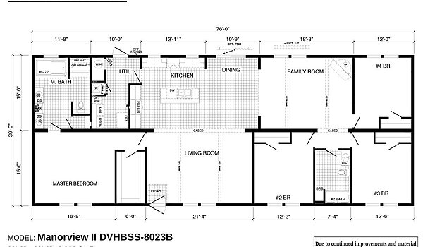 Signature Series / Manorview II DVHBSS-8023B Layout 27236