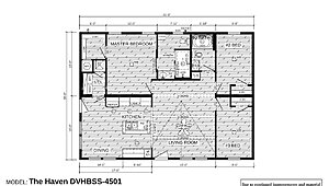 Woodland Series / The Haven B WL-4501B (Wind Zone 1) Layout 67205