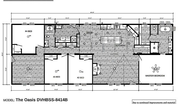 Signature Series / The Oasis DVHBSS-8414B Layout 83178