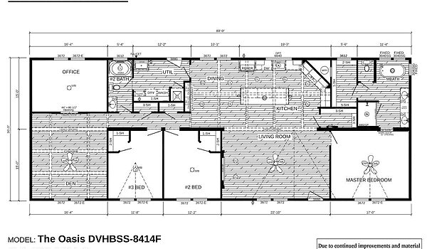 Signature Series / The Oasis DVHBSS-8414F Layout 89236