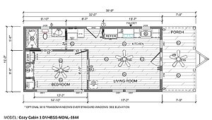 Signature Series / Cozy Cabin 1 DVHBSS-MONL-1644 Layout 99144