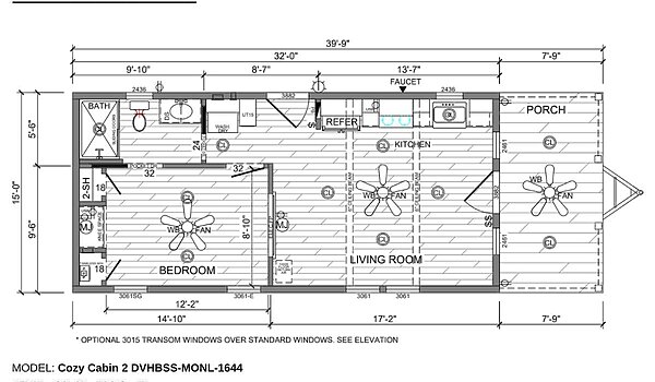 Signature Series / Cozy Cabin 2 DVHBSS-MONL-1644 Layout 101807