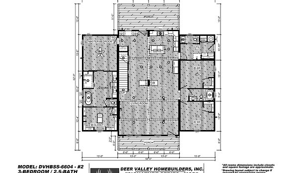 Signature Series / The Barndominium DVHBSS-6604-2 Layout 103803