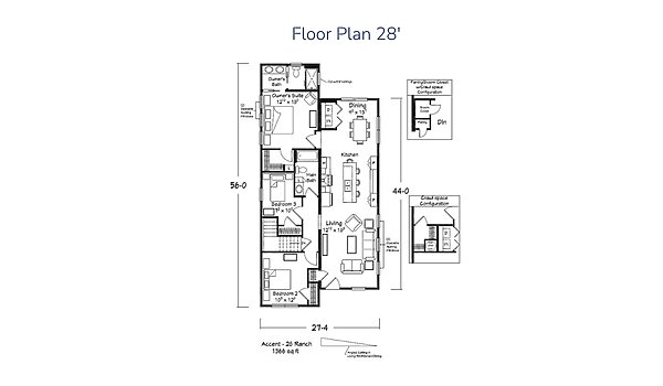 Benchmark Series / Accent Ranch Layout 134518