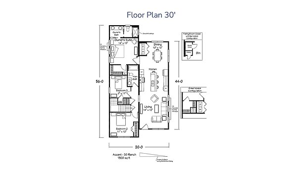 Benchmark Series / Accent Ranch Layout 80672