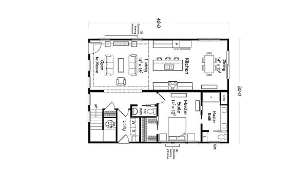 Modern Living Series / Aries Two Story Layout 80674