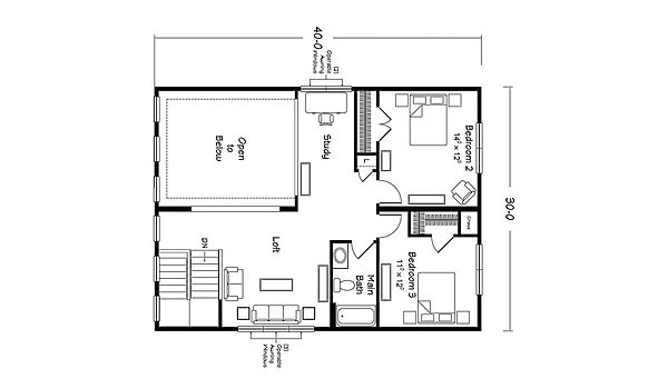 Modern Living Series / Aries Two Story Layout 80675