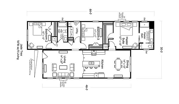 Modern Living Series / Jade Tree Ranch Layout 80686