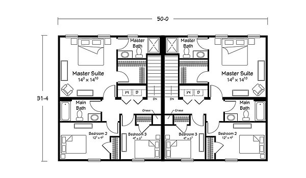 Multifamily Collection / Mill City Layout 80699