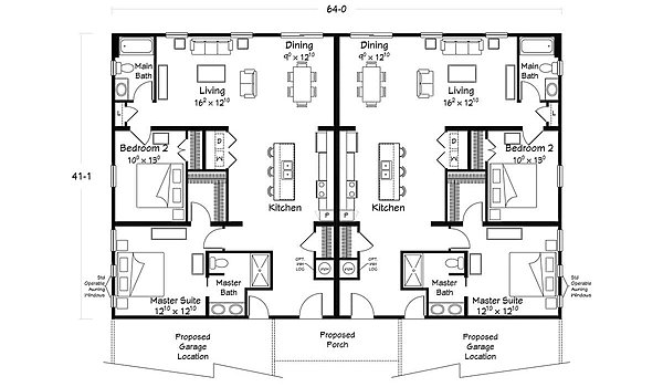 Multifamily Collection / Montello Layout 80694