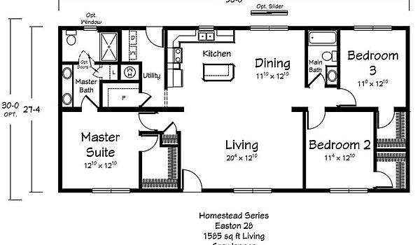 Homestead Series / Easton Layout 80747