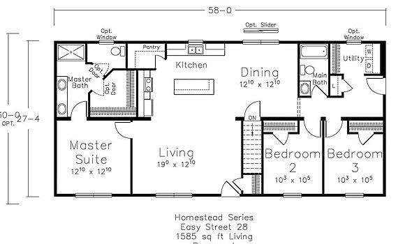 Homestead Series / Easy Street Layout 80749