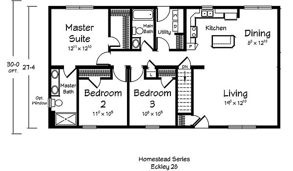 Homestead Series / Eckley Layout 80754