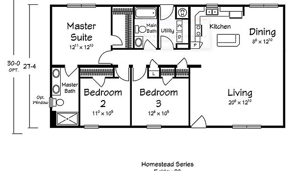 Homestead Series / Eckley Layout 80753