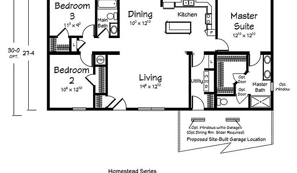 Homestead Series / Edenton Layout 80756