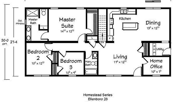 Homestead Series / Ellenboro Layout 80767