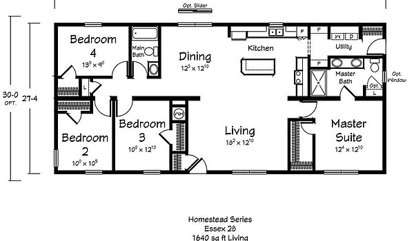 Homestead Series / Essex Layout 80774