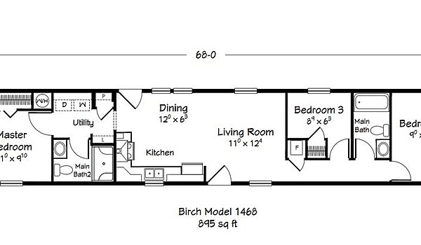 ValueCraft Series / Birch Model 1468 Layout 99086