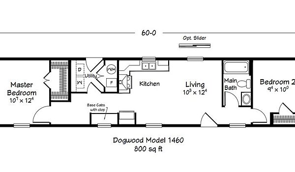 ValueCraft Series / Dogwood Model 1460 Layout 99098